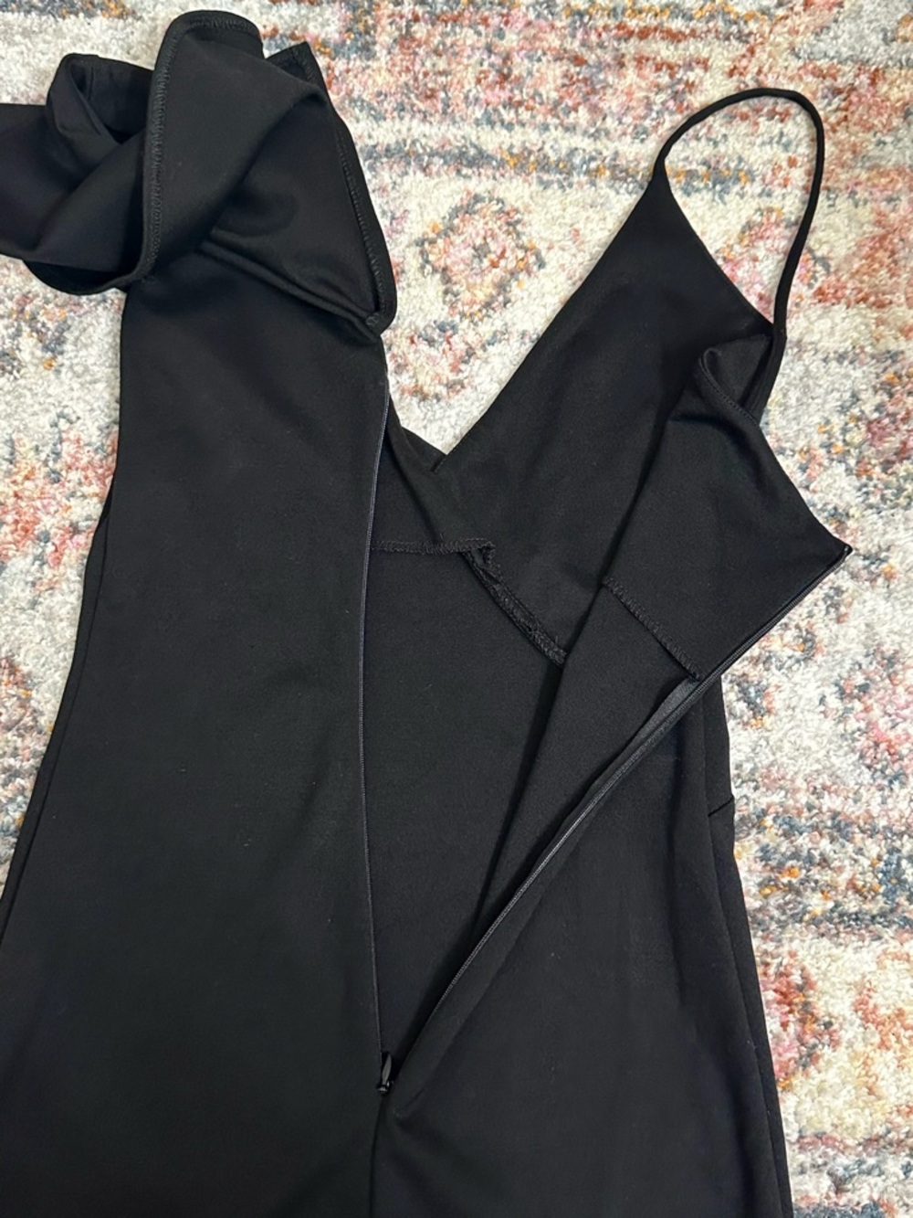 Amanda Uprichard Danica Sleeveless Ruffle Mini Dress Black Size P Cocktail Party - Picture 6 of 8